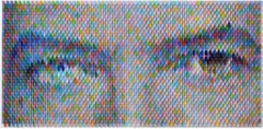 Paint swatches Bowie Contemporary Pop Art nonglare plexi figurative interior