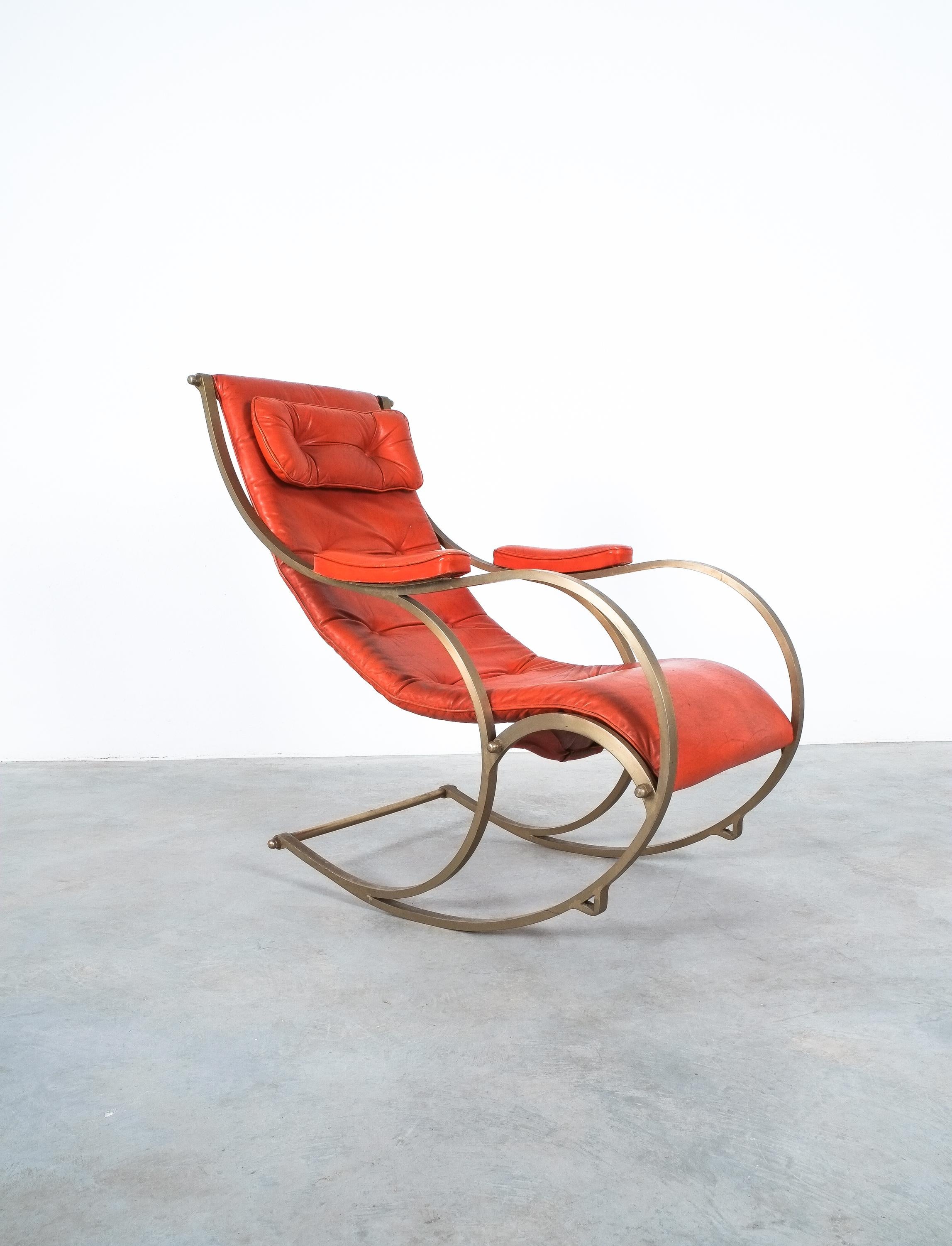 Mid-Century Modern Peter Cooper pour R.W. Fauteuil à bascule Winfield, vers 1950 en vente