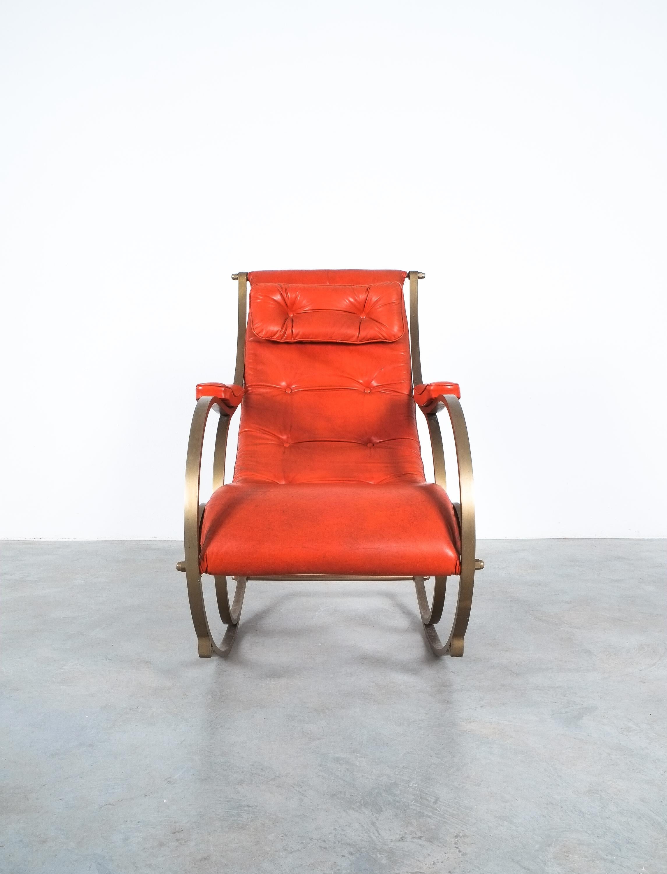 Peter Cooper pour R.W. Fauteuil à bascule Winfield, vers 1950 Bon état - En vente à Vienna, AT