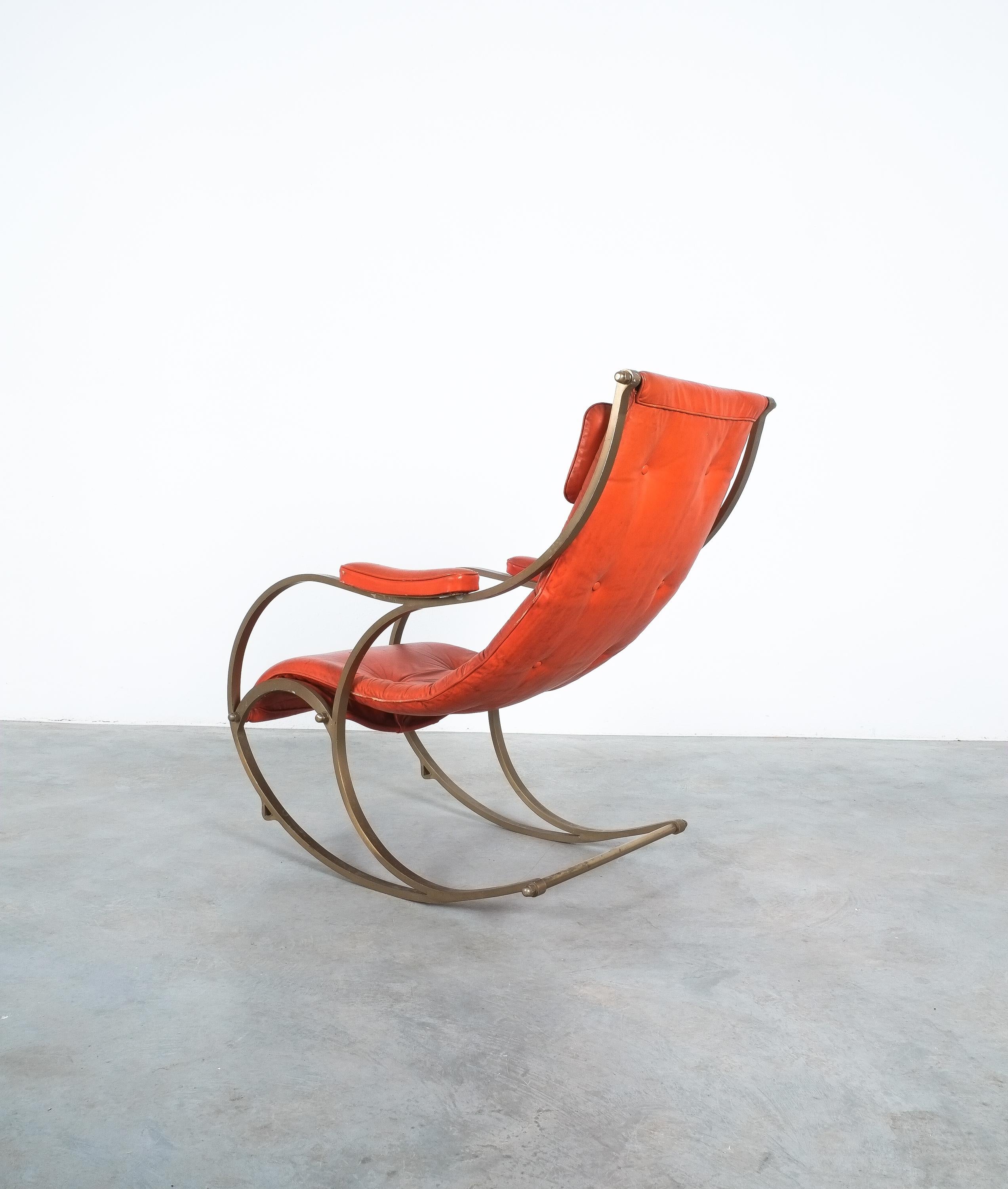 Peter Cooper for R.W. Winfield Rocking Chair, circa 1950 In Good Condition For Sale In Vienna, AT