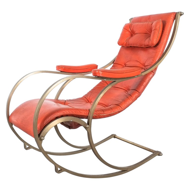 Peter Cooper for R.W. Winfield Rocking Chair, circa 1950 For Sale at
