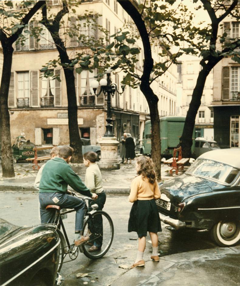 Paris Corner Kids from the Paris In Colour Series 1956-61 by Peter Cornelius