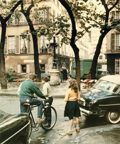 Vintage Paris Corner Kids from the Paris In Colour Series 1956-61 by Peter Cornelius