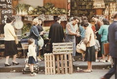 Retro Paris Market Shoppers 1956-61 by Peter Cornelius Giant size 