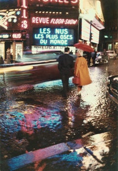 Paris Night from the Paris In Colour Series 1956-61 by Peter Cornelius Giant