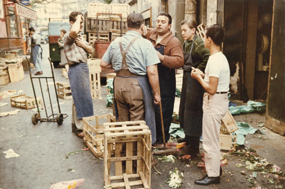 « Paris Street Market » de la série en couleur 1956-61 de Peter Cornelius