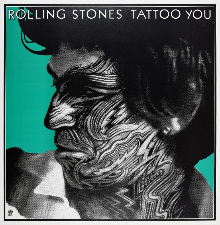 Peter Corriston - Original Vintage Poster The Rolling Stones Tattoo You Ft. Keith  Richards Design For Sale at 1stDibs