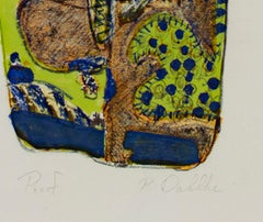 "Pax Peter A/P, " Lithograph signed by Peter Dahlke