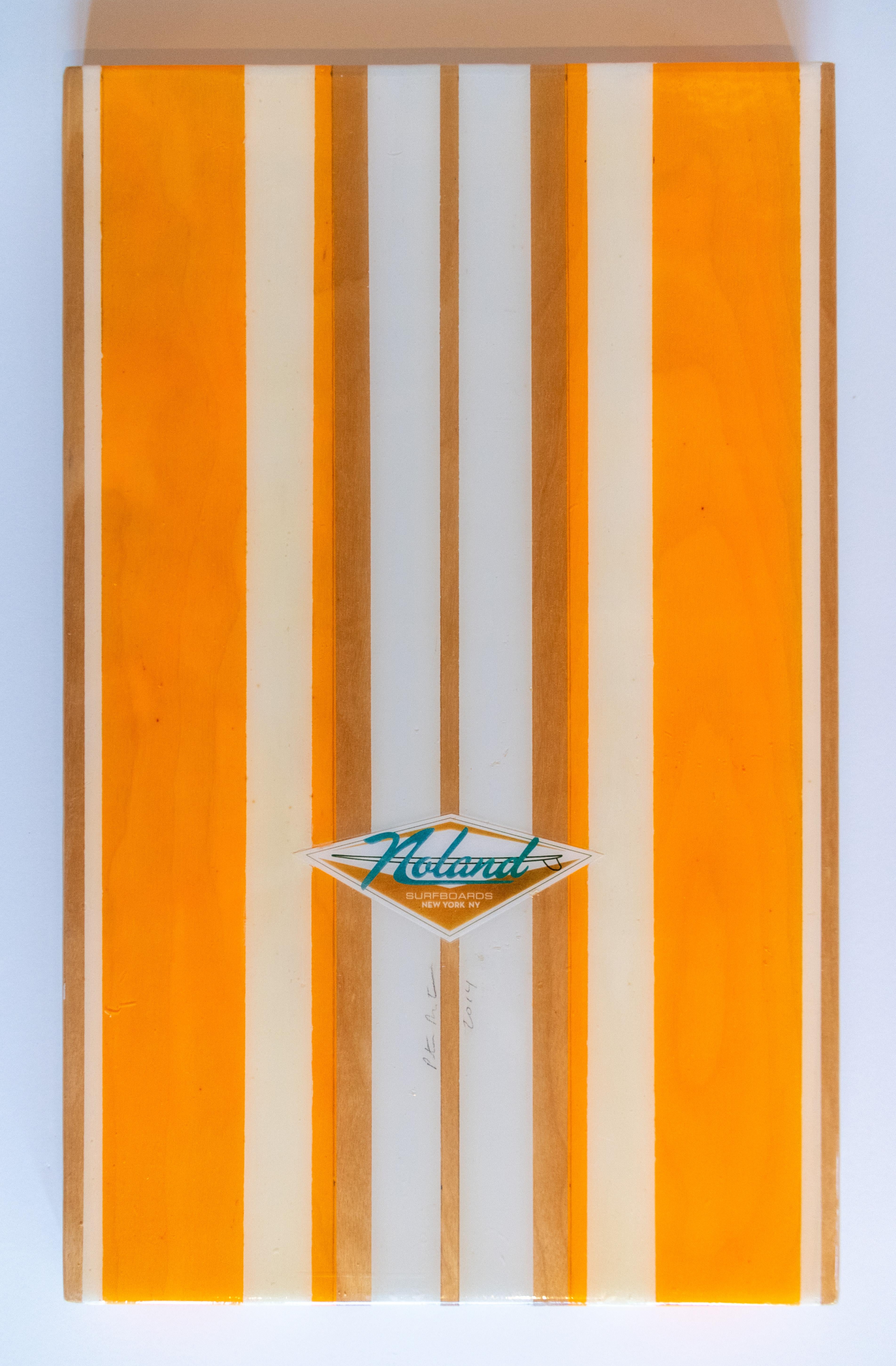 Orange noland - Contemporain Mixed Media Art par Peter Dayton