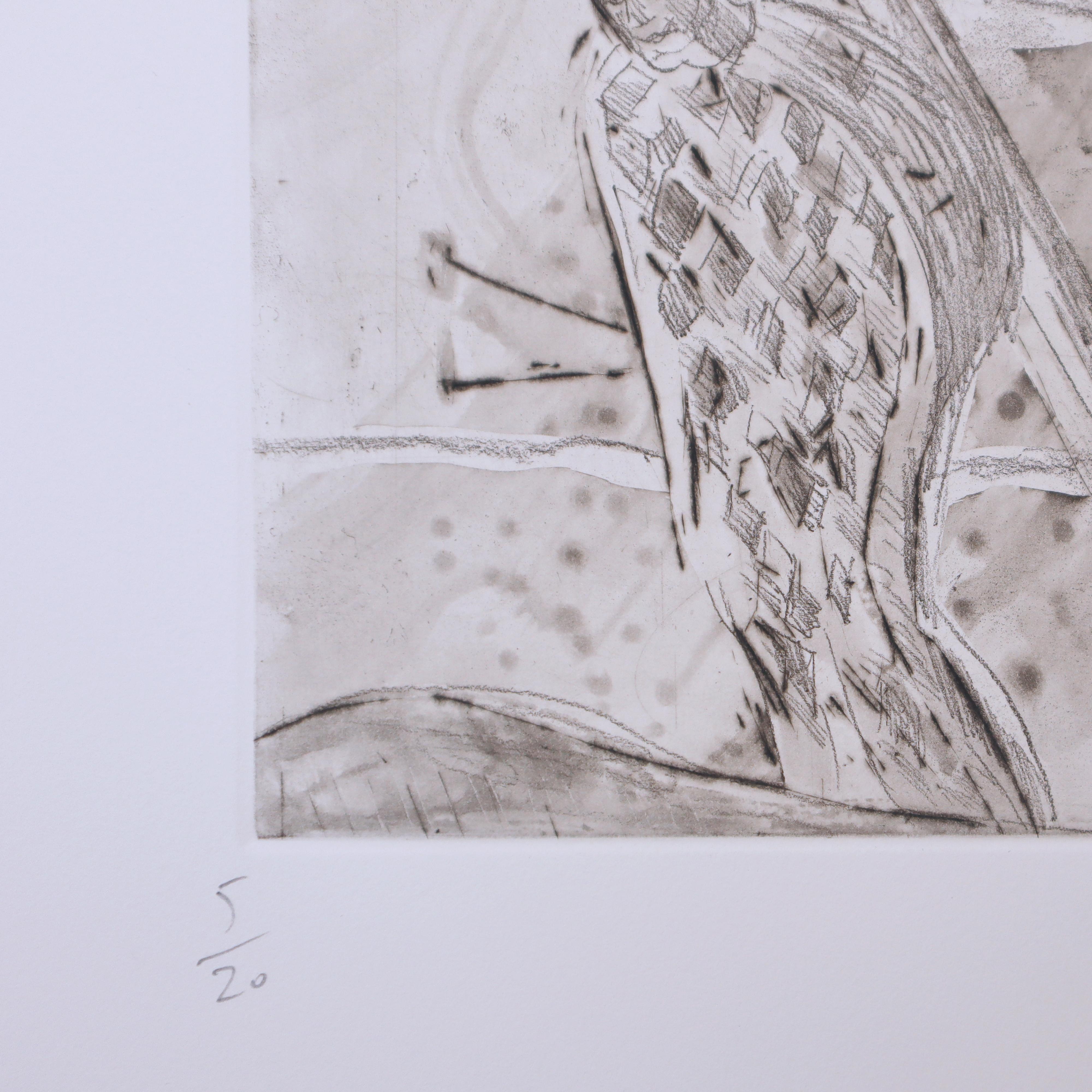 Alpinist, 2021 - Peter Doig, Zeitgenössisch, 21. Jahrhundert, Radierung mit Aquatinta, Magischer Realismus
Auflage von 20 Stück
Signiert recto in Graphit, begleitet von einem Echtheitszertifikat
In neuwertigem Zustand 

BITTE BEACHTEN SIE: Die