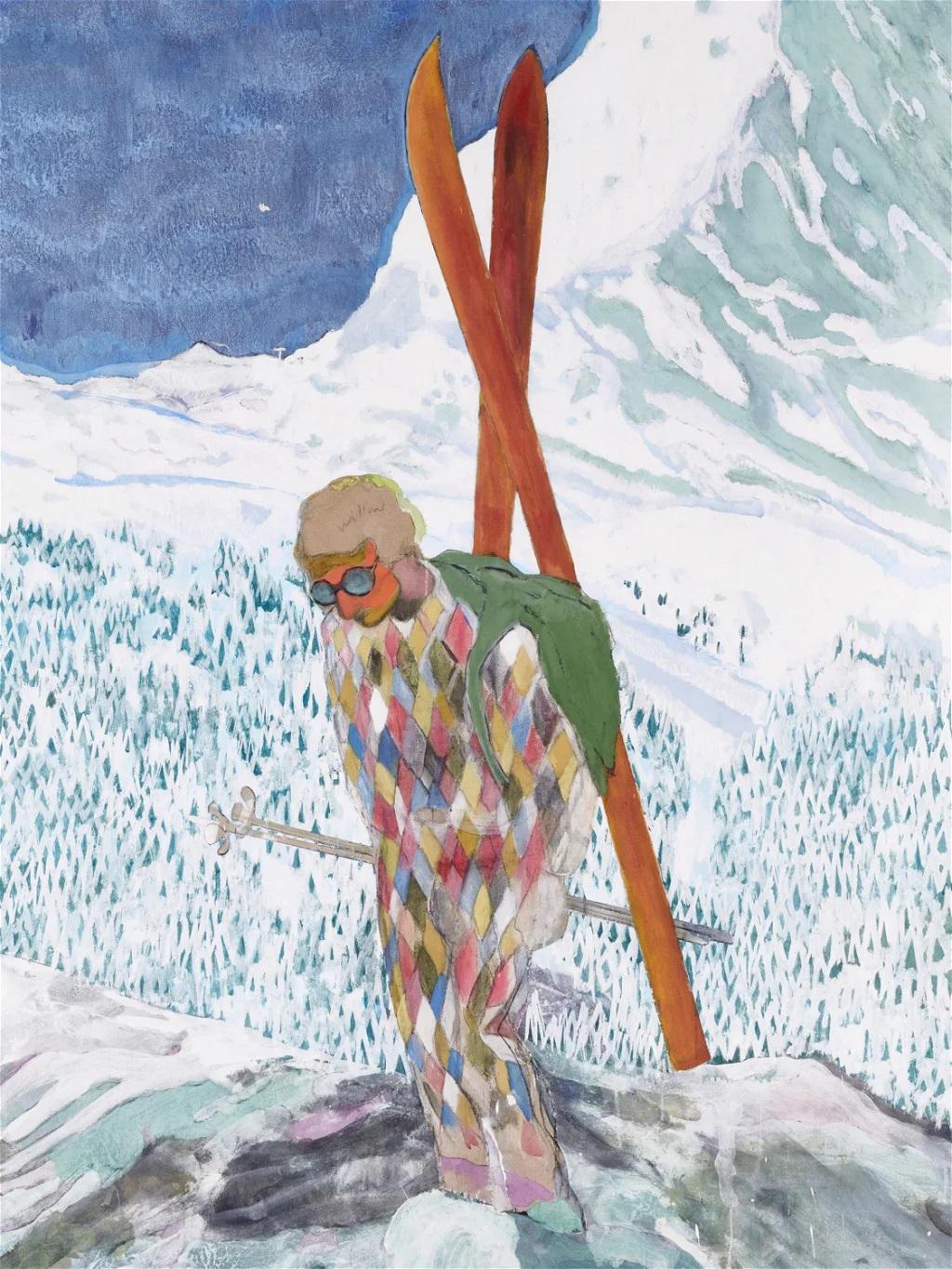 Alpinist - Contemporary Print by Peter Doig