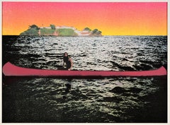 Used Canoe - Island, Contemporary, 21st Century, Silkscreen, Limited Edition