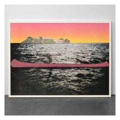 Canoe - Island, Contemporary, 21st Century, Silkscreen, Limited Edition