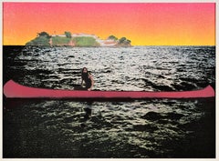 Canoe - Island, Contemporary, 21st Century, Silkscreen, Limited Edition