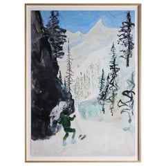 D1-1 Couloir 1, 2022, Peter Doig, Contemporary, 21st Century, Magic Realism