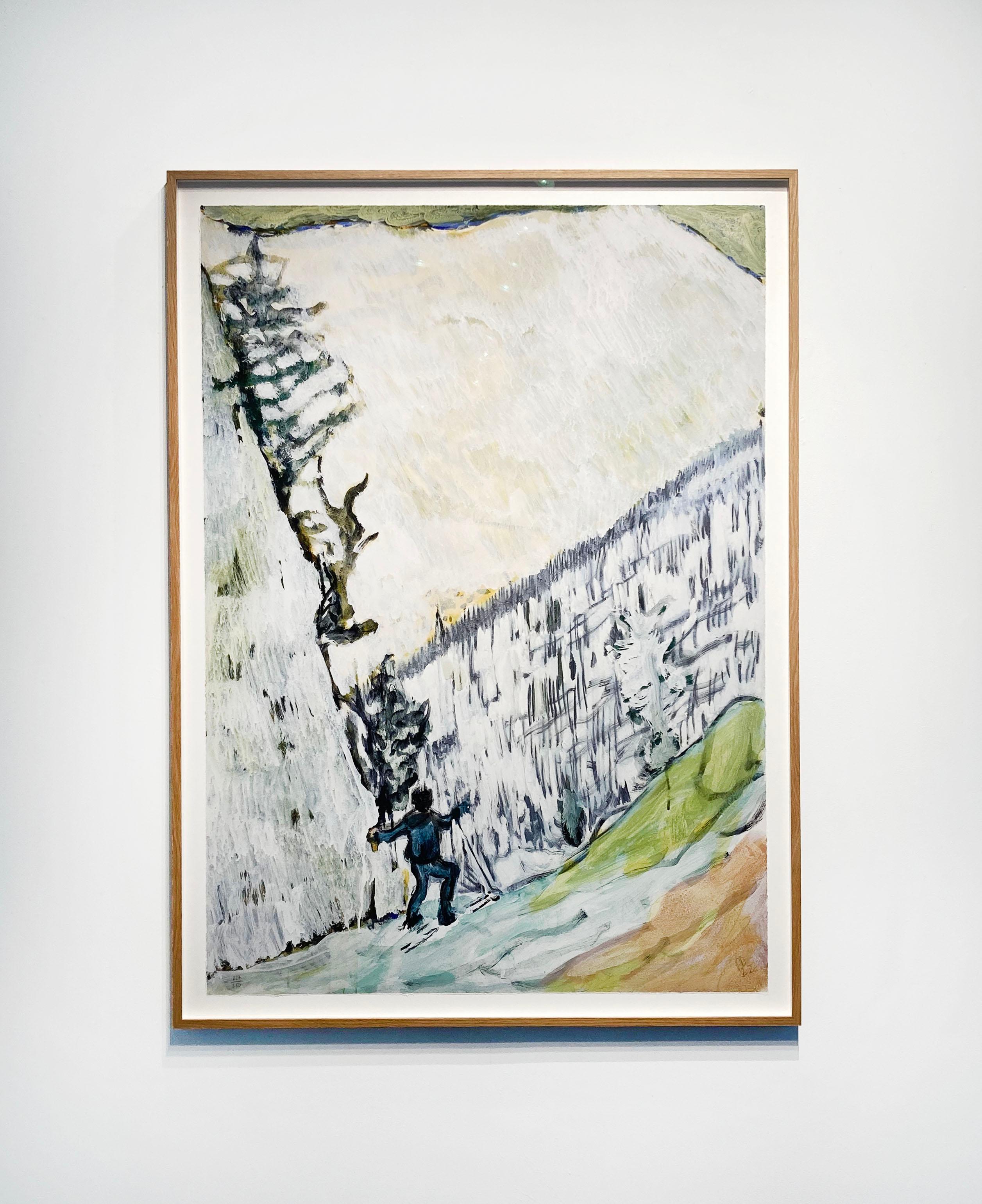 D1-2 Couloir 2 - Print by Peter Doig