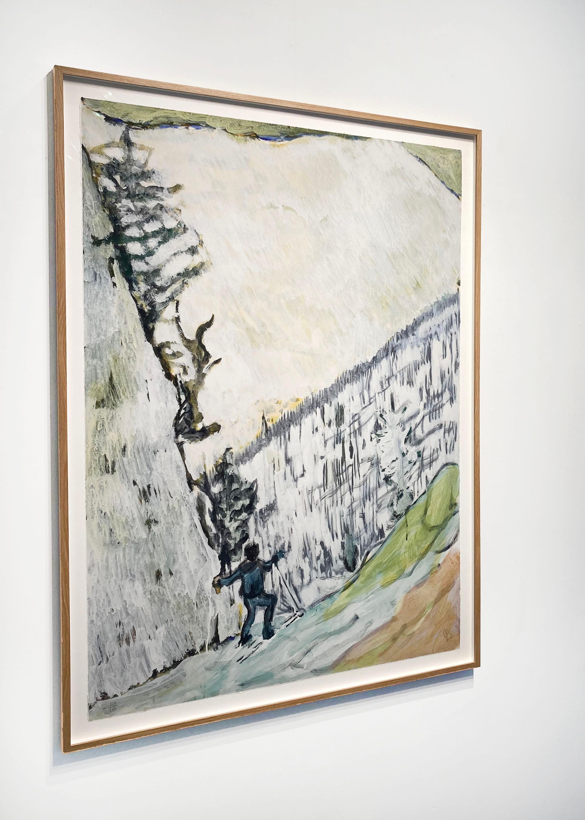 Artist:  Doig, Peter
Title:  D1-2 Couloir 2
Series:  D1 Zermatt
Date:  2022
Medium:  Giclee Print on Cotton Smooth Rag
Unframed Dimensions:  44.75