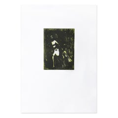 Fisherman (from Black Palms), Signed Etching, Contemporary Art