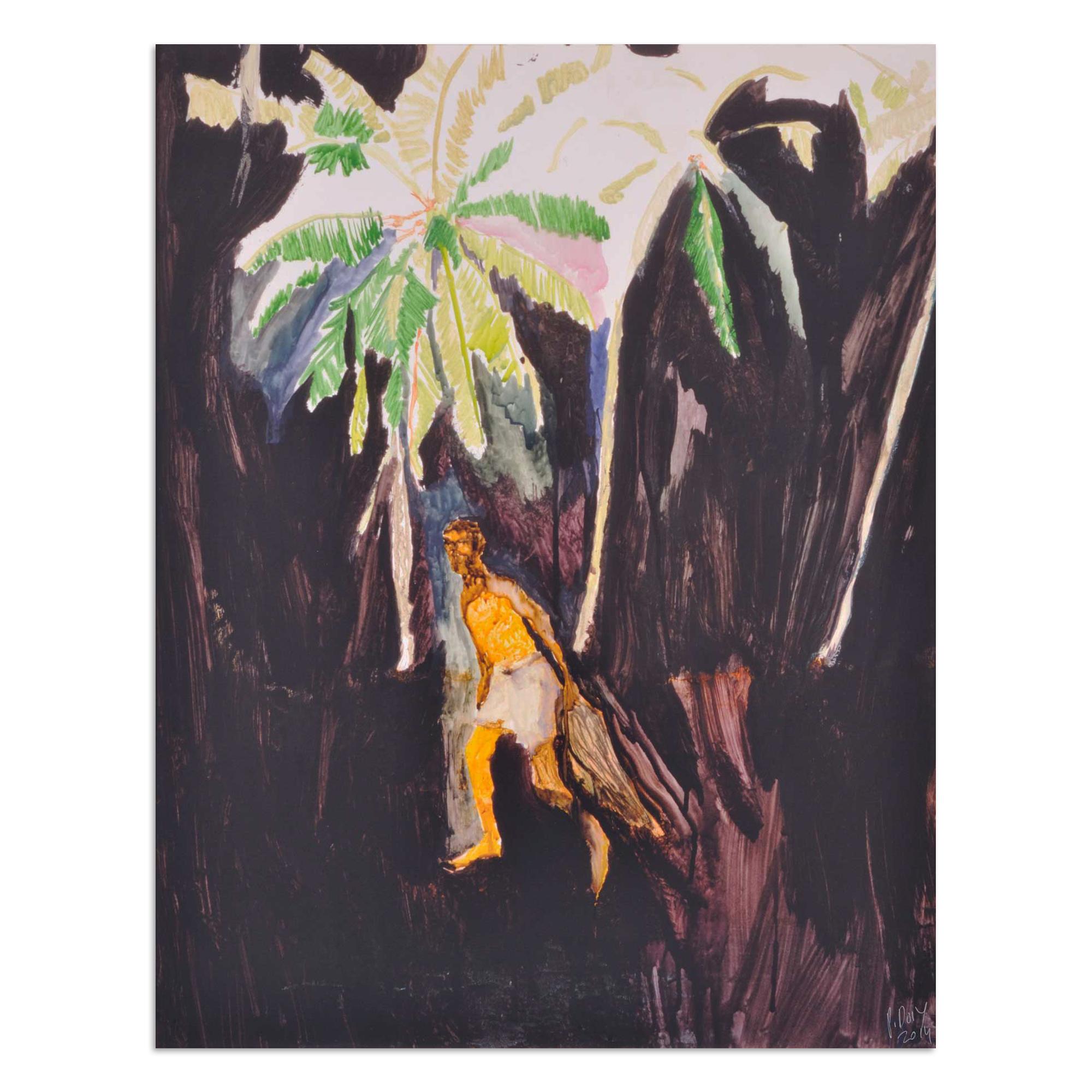 Peter Doig Abstract Print - Fisherman, Pigment Print, Contemporary Painter, 21st Century