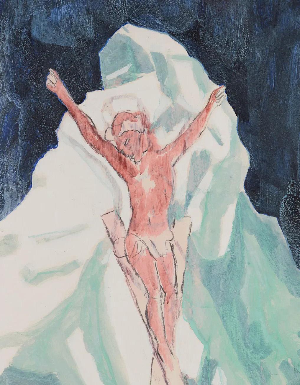 Holy Mountain (from Zermatt) - Contemporary Print by Peter Doig