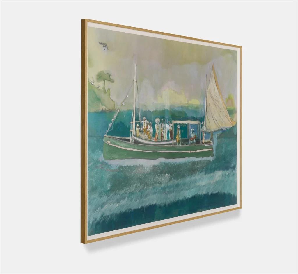 House of Music (Soca Boat) - Print by Peter Doig