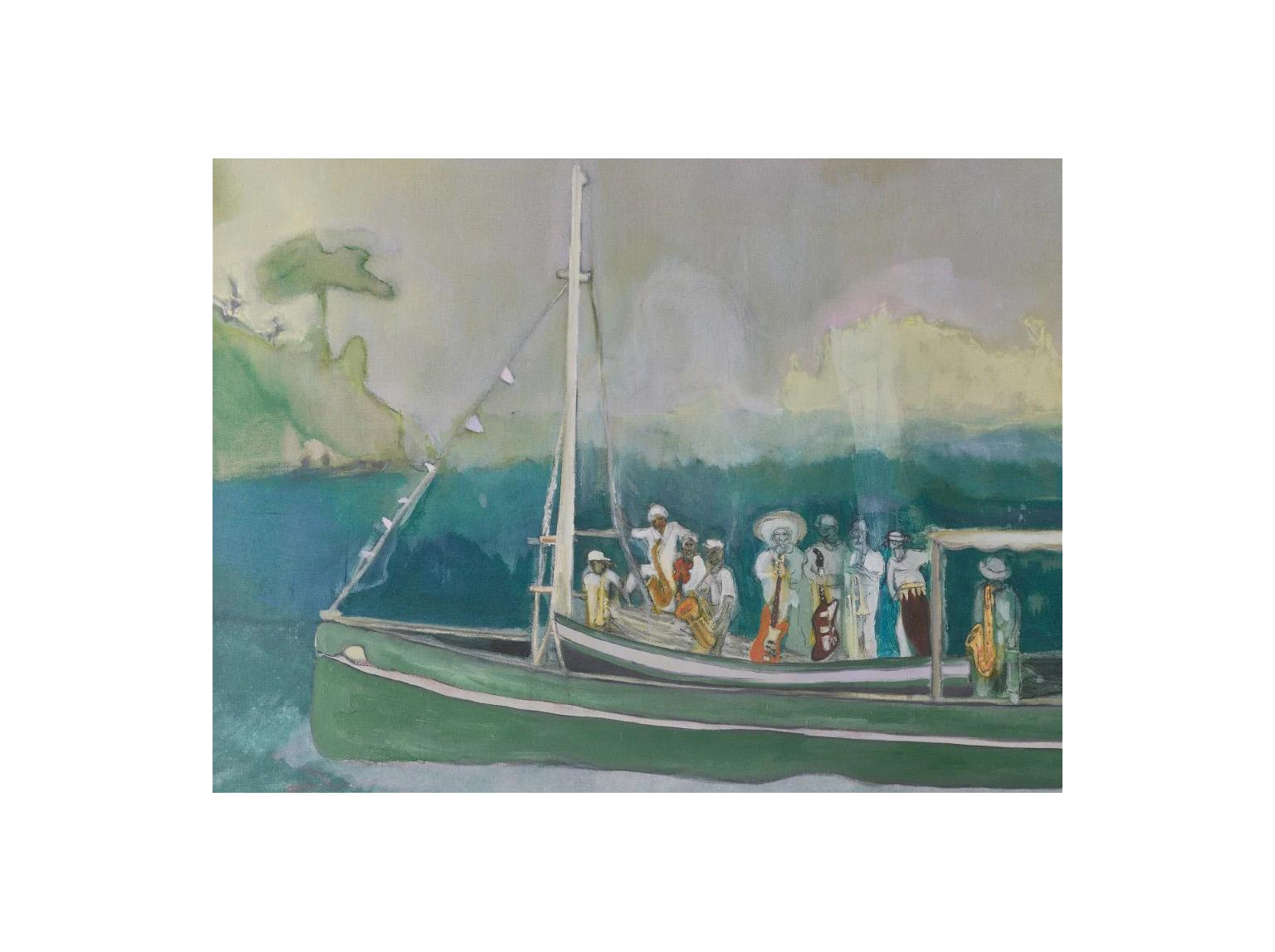 House of Music (Soca Boat) - Contemporary Print by Peter Doig