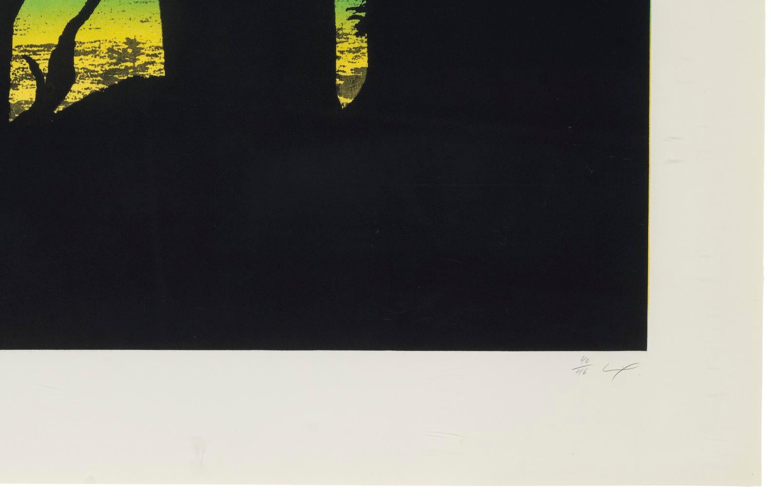 Peter Doig, Big Sur, etching, signed, 2000 1