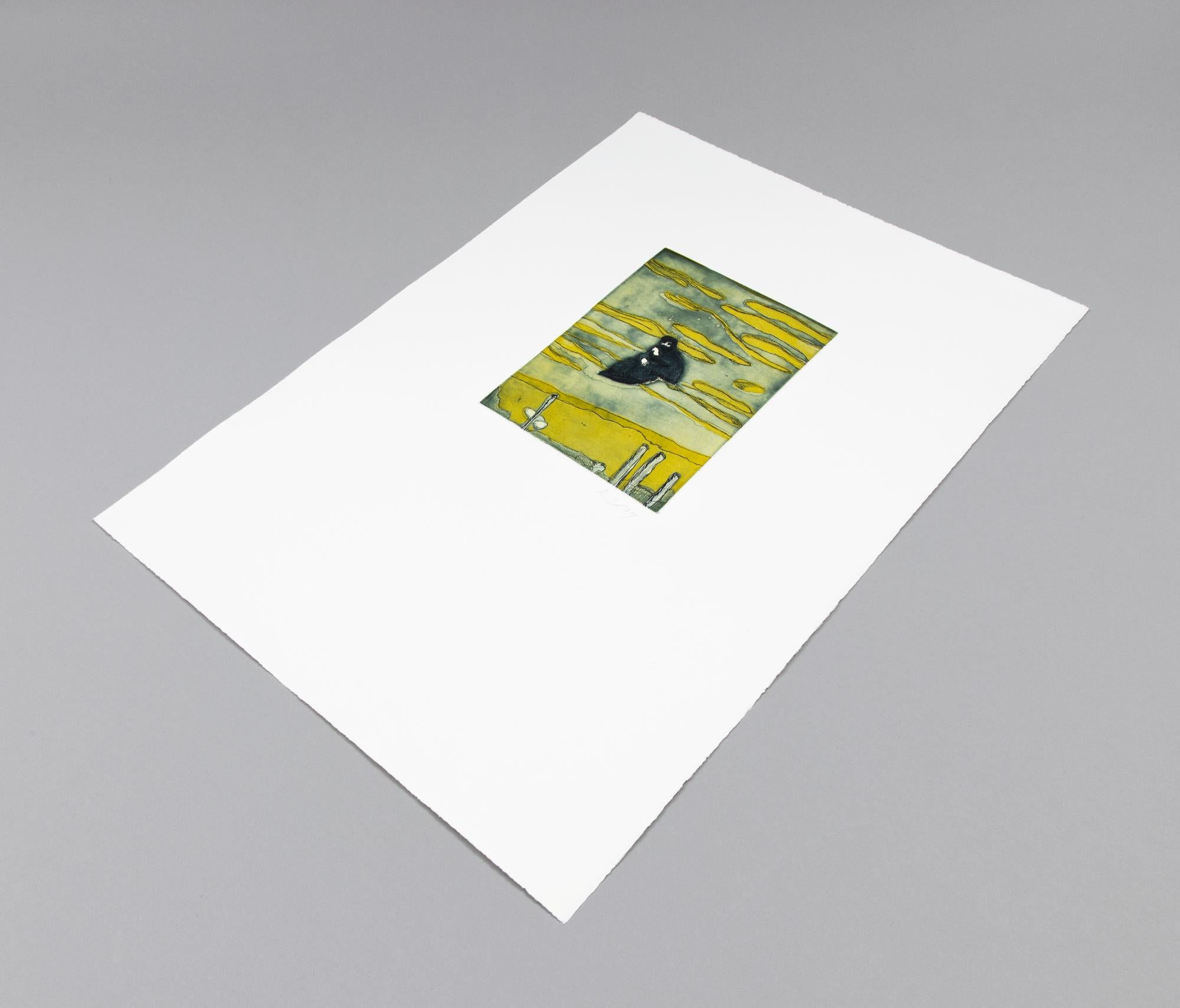 Peter Doig - Boathouse (from Black Palms), gravure, British Art, Impression signée en vente 2