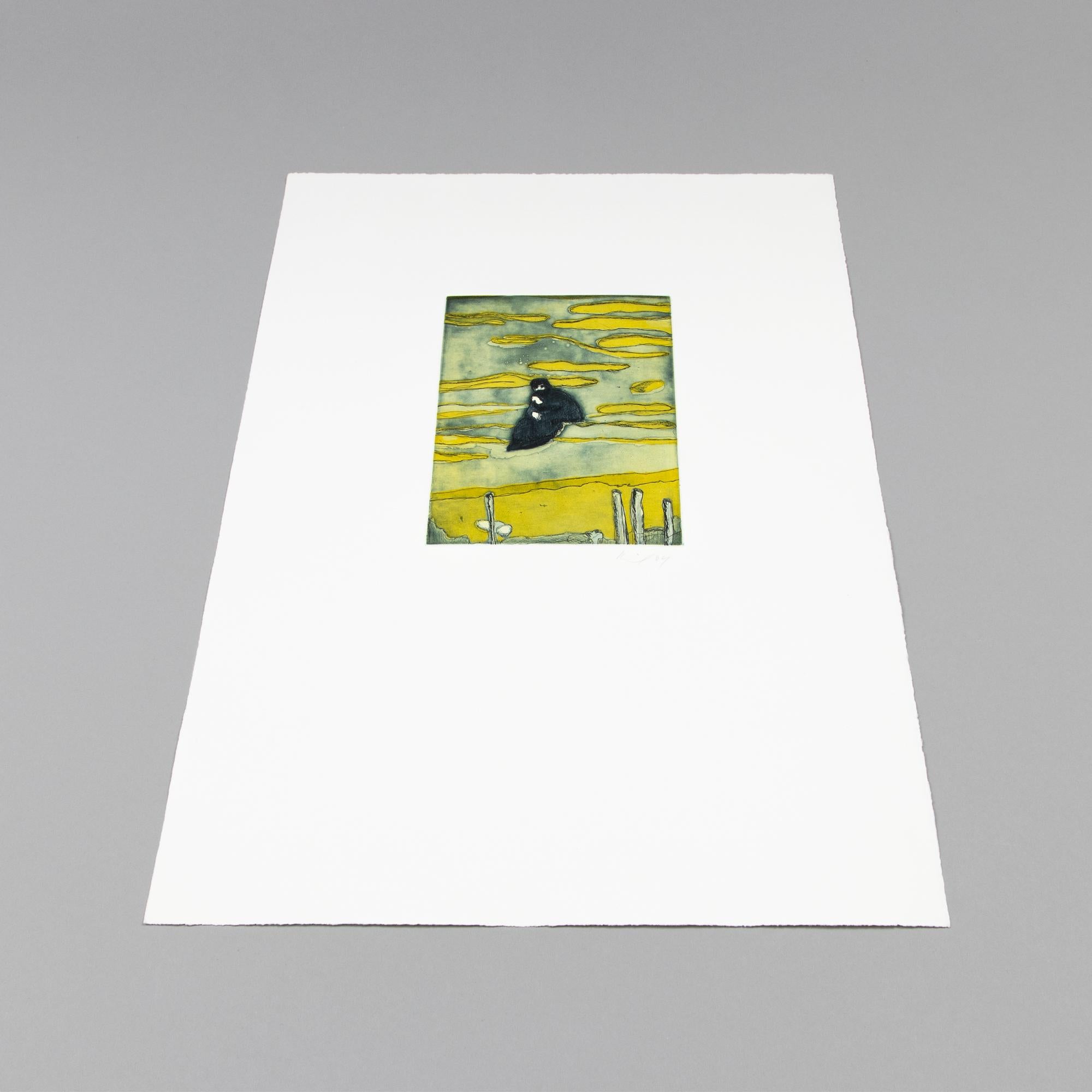 Peter Doig - Boathouse (from Black Palms), Etching, British Art, Signed Print For Sale 4