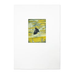 Peter Doig - Bootshaus (aus schwarzen Palmen), Radierung, britische Kunst, signierter Druck