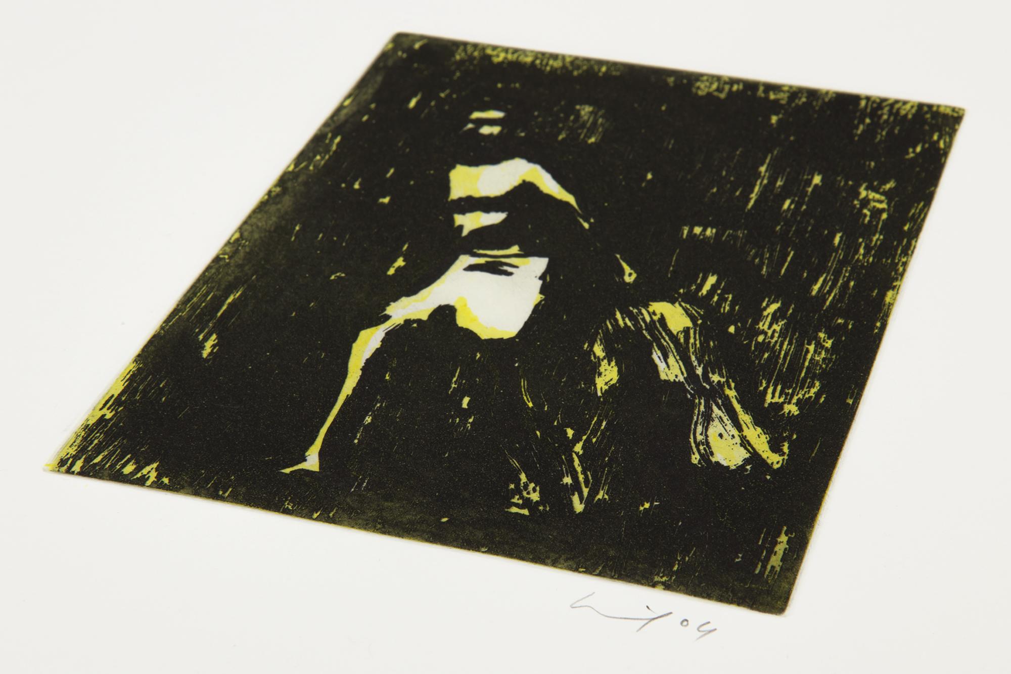 Peter Doig, Fisherman (from Black Palms) - 2004, Etching, Signed Print For Sale 5
