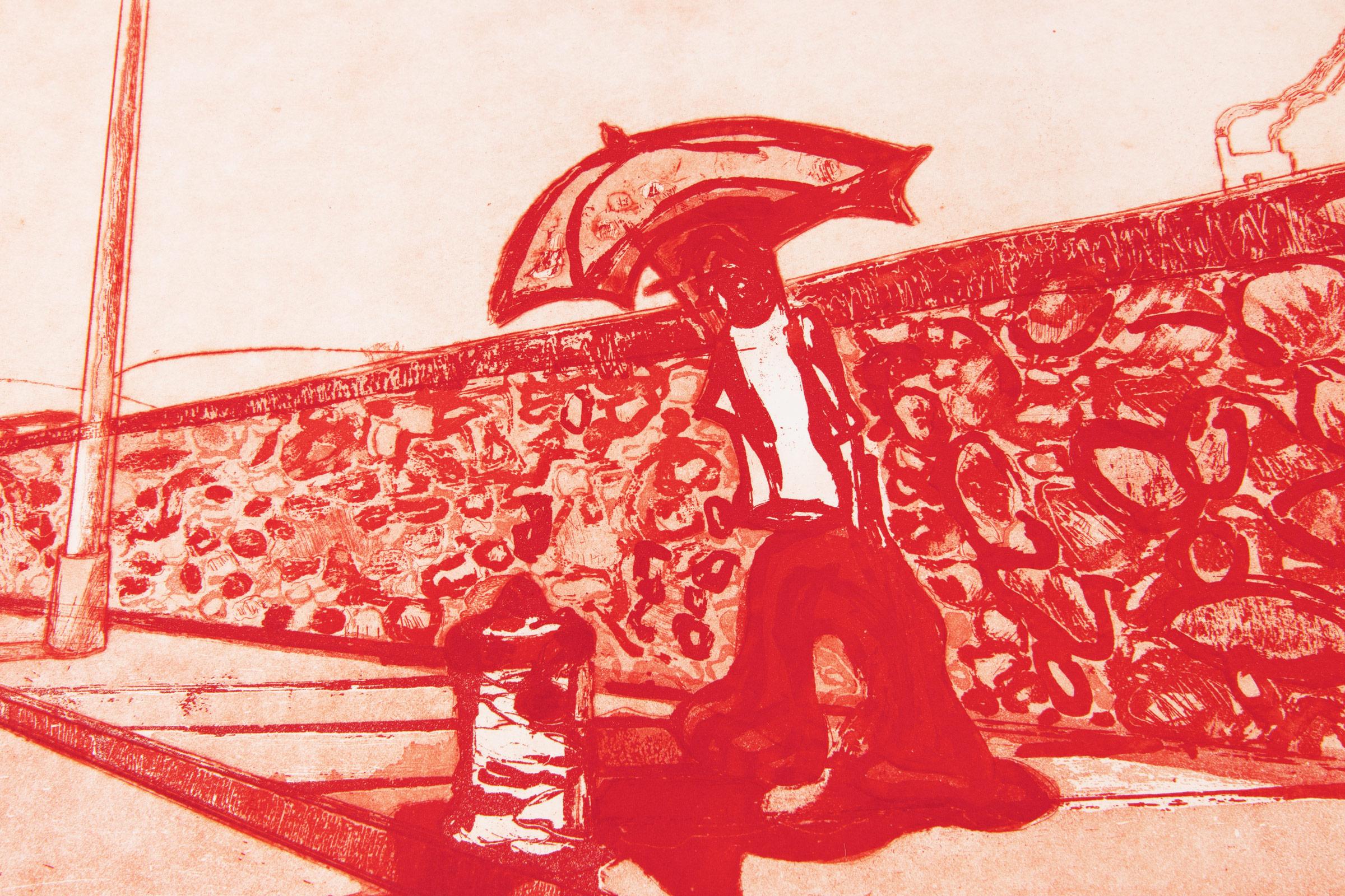 Lapeyrouse-Wandteppich von Peter Doig – Radierung und Aquatinta, britische Kunst, signiert im Angebot 4