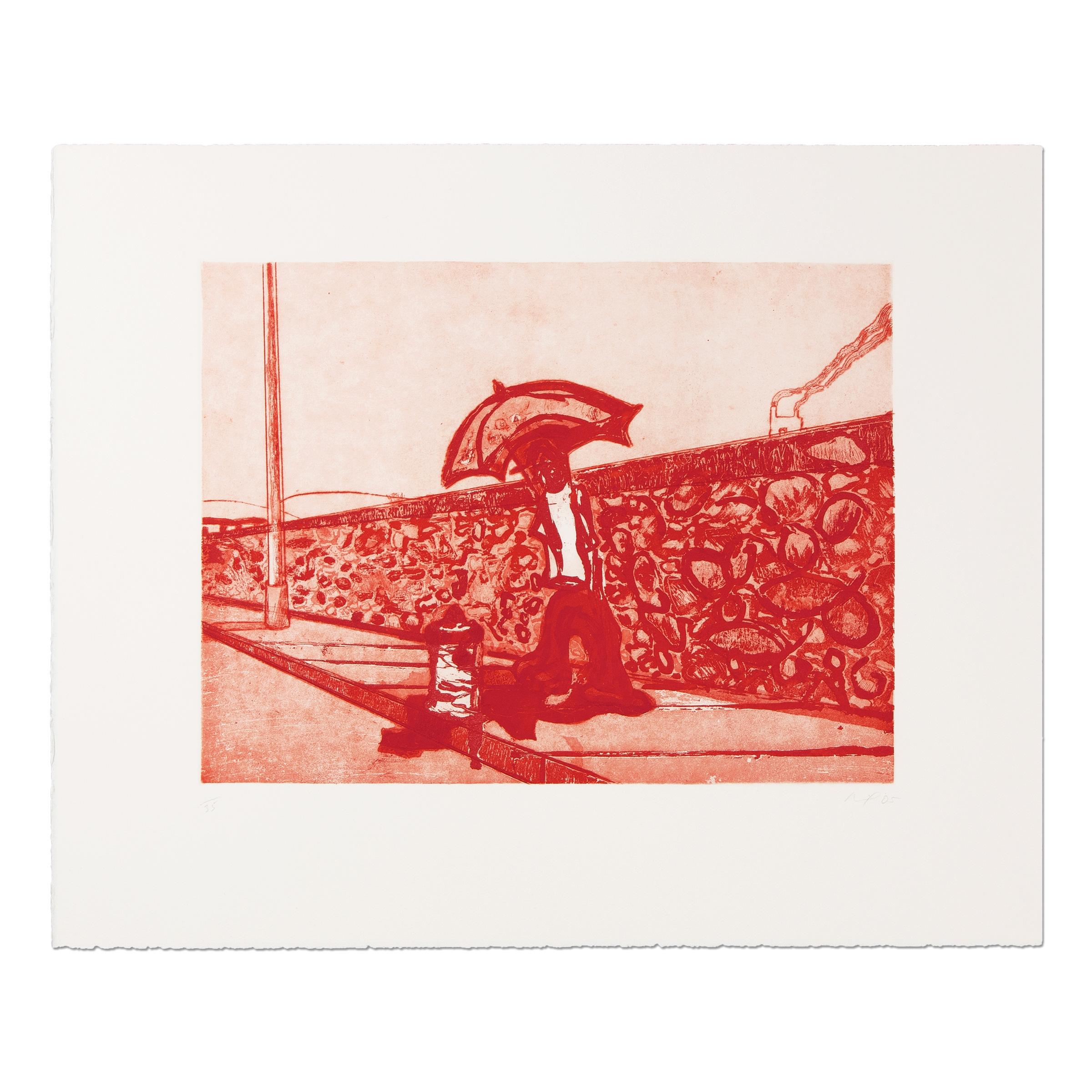 Peter Doig, Lapeyrouse Wall - Etching and Aquatint, British Art, Signed Print