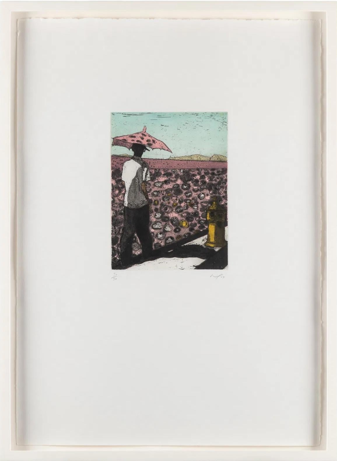 Peter Doig 'Lapeyrouse Wall' Limited Edition Signed Etching Print For Sale 1