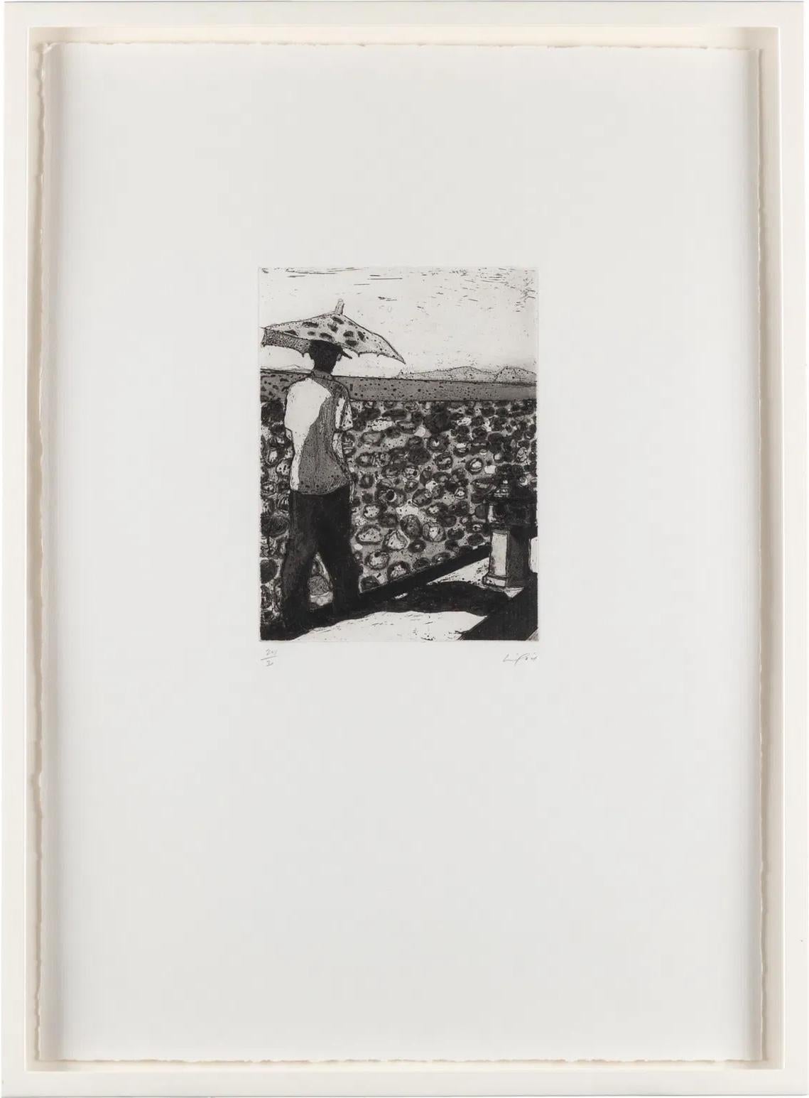 Peter Doig 'Lapeyrouse Wall' Limited Edition Signed Etching Print For Sale 1