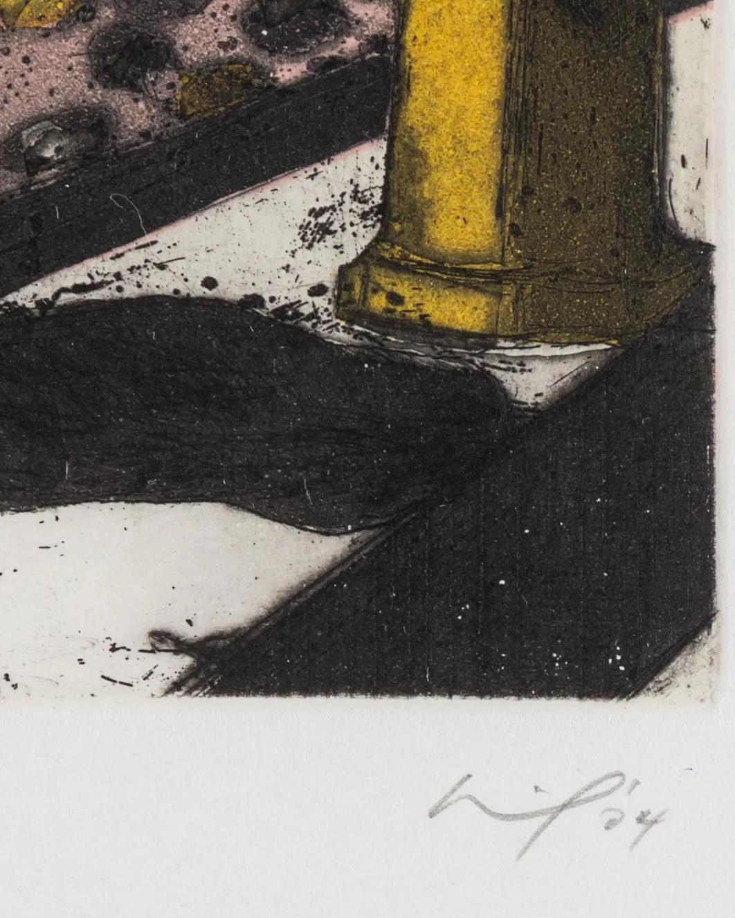 Peter Doig 'Lapeyrouse Wall' Limited Edition Signed Etching Print For Sale 3