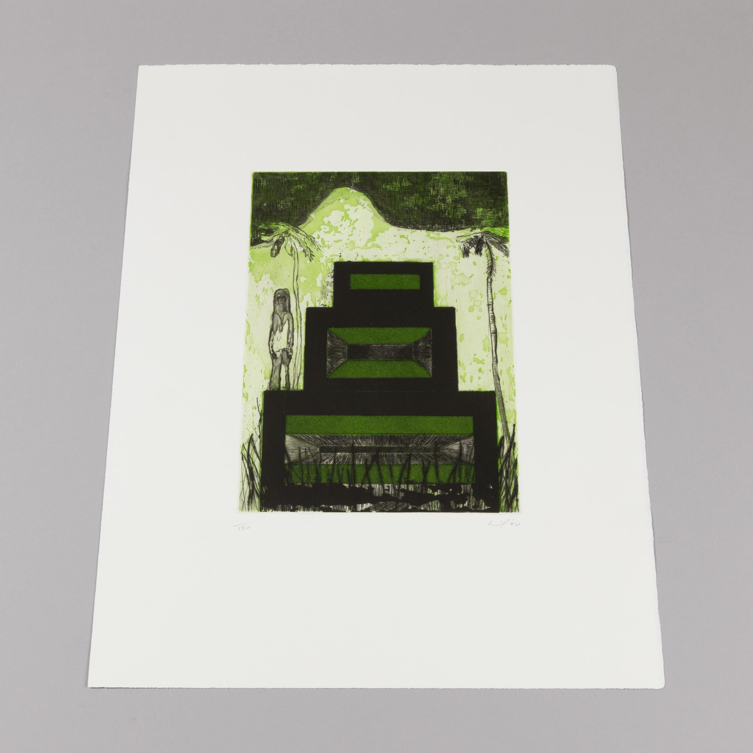 Peter Doig, Maracas - Aguafuerte y aguatinta, Impresión firmada, Arte británico en venta 1