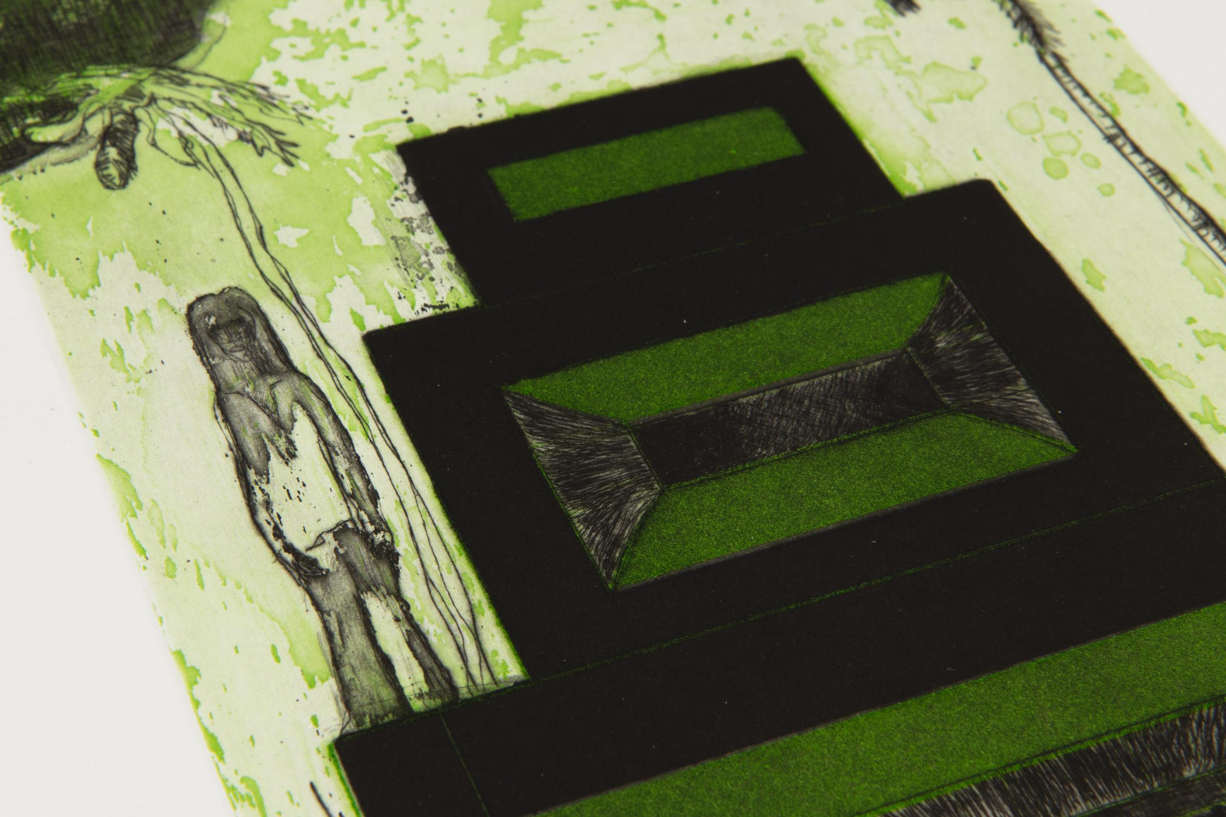 Peter Doig, Maracas - Etching and Aquatint, Signed Print, British Art For Sale 3