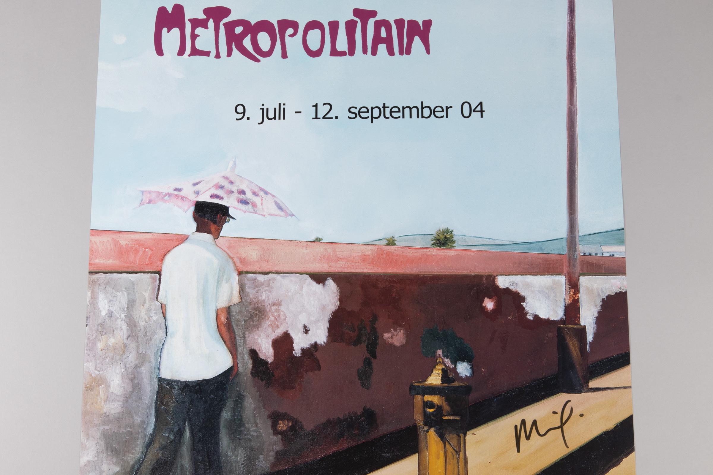 Peter Doig, Metropolitain - Original Signed Exhibition Poster form 2004 For Sale 1