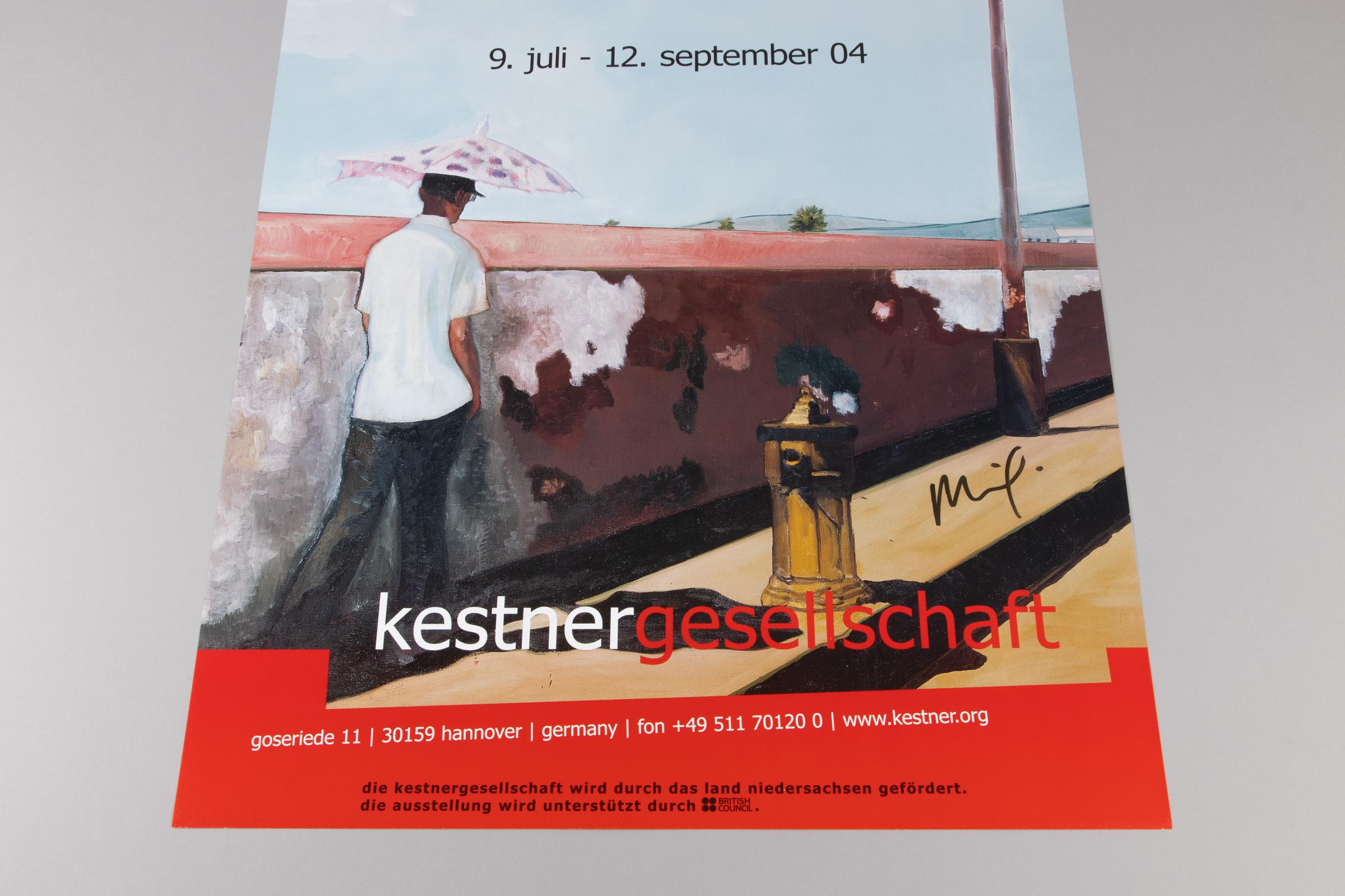 Peter Doig, Metropolitain - Original Signed Exhibition Poster form 2004 For Sale 3