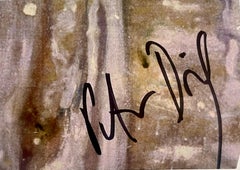 Peter Doig, affiche lithographique offset pour la Fondation Beyeler, 2015 (signé à la main).