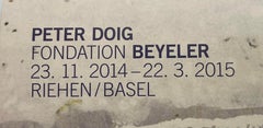Poster for Peter Doig Exhibition at Foundation Beyeler