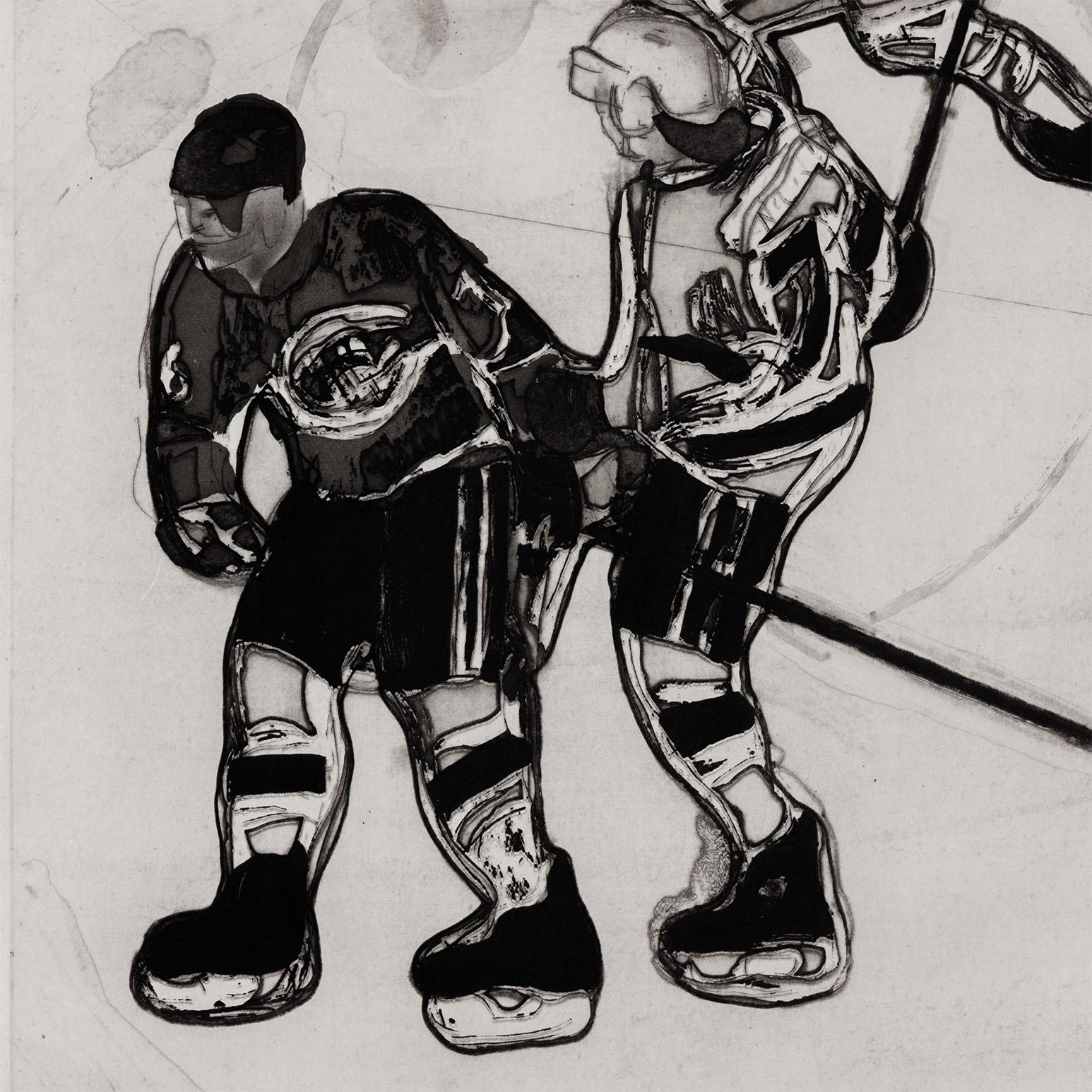 Peter Doig (1959) está considerado como uno de los pintores figurativos contemporáneos de más éxito. 

Mezclando referencias diversas con experiencias personales, sus cuadros exploran la memoria, el lugar, el ocio y el deporte. Subban y Nolan,