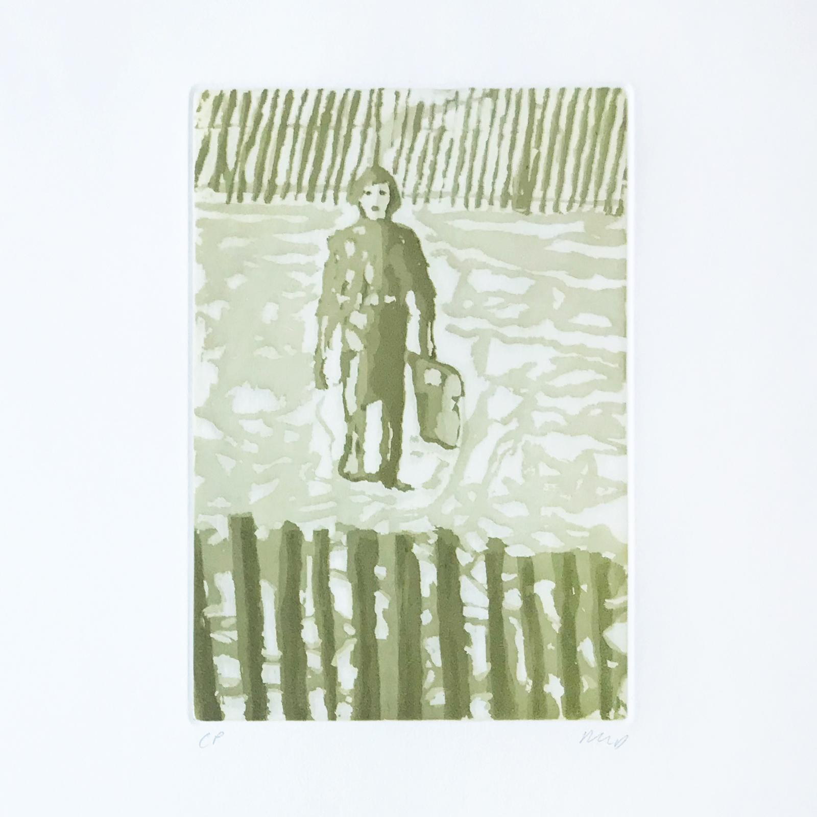 Untitled (from Blizzard ’77), Etching and Aquatint, 1997, Contemporary Art - Print by Peter Doig