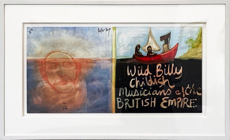 Wild Billy Childish & The Musicians of The British Empire - Beige Figurative Print by Peter Doig