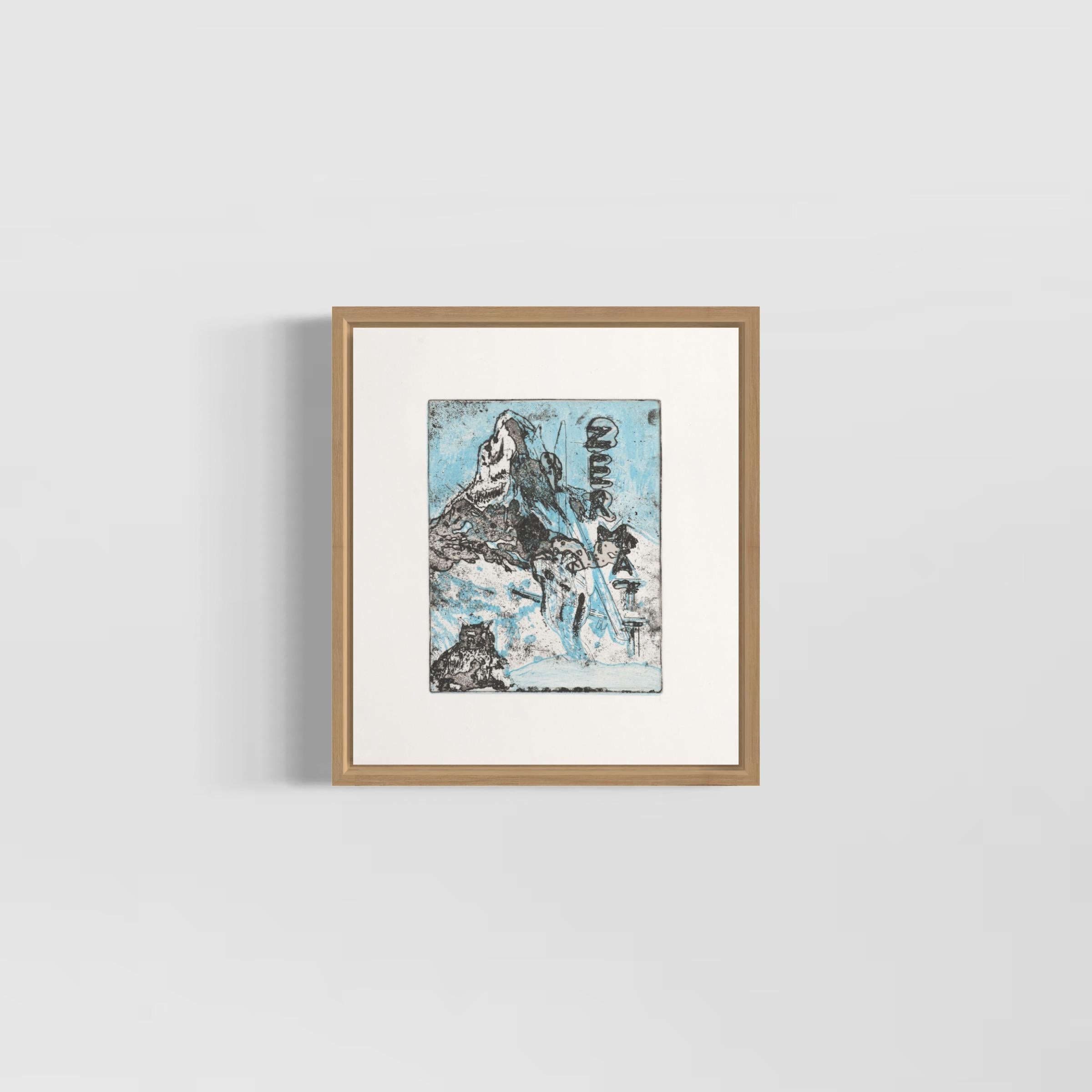 Zermatt 2021, 2021, Contemporary, 21st Century, Magic Realism - Print by Peter Doig