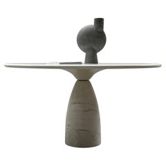 PETER DRAENERT „FINALE 1790“ MARBLE DINING TABLE ROUND 140CM, GERMANY 1970s