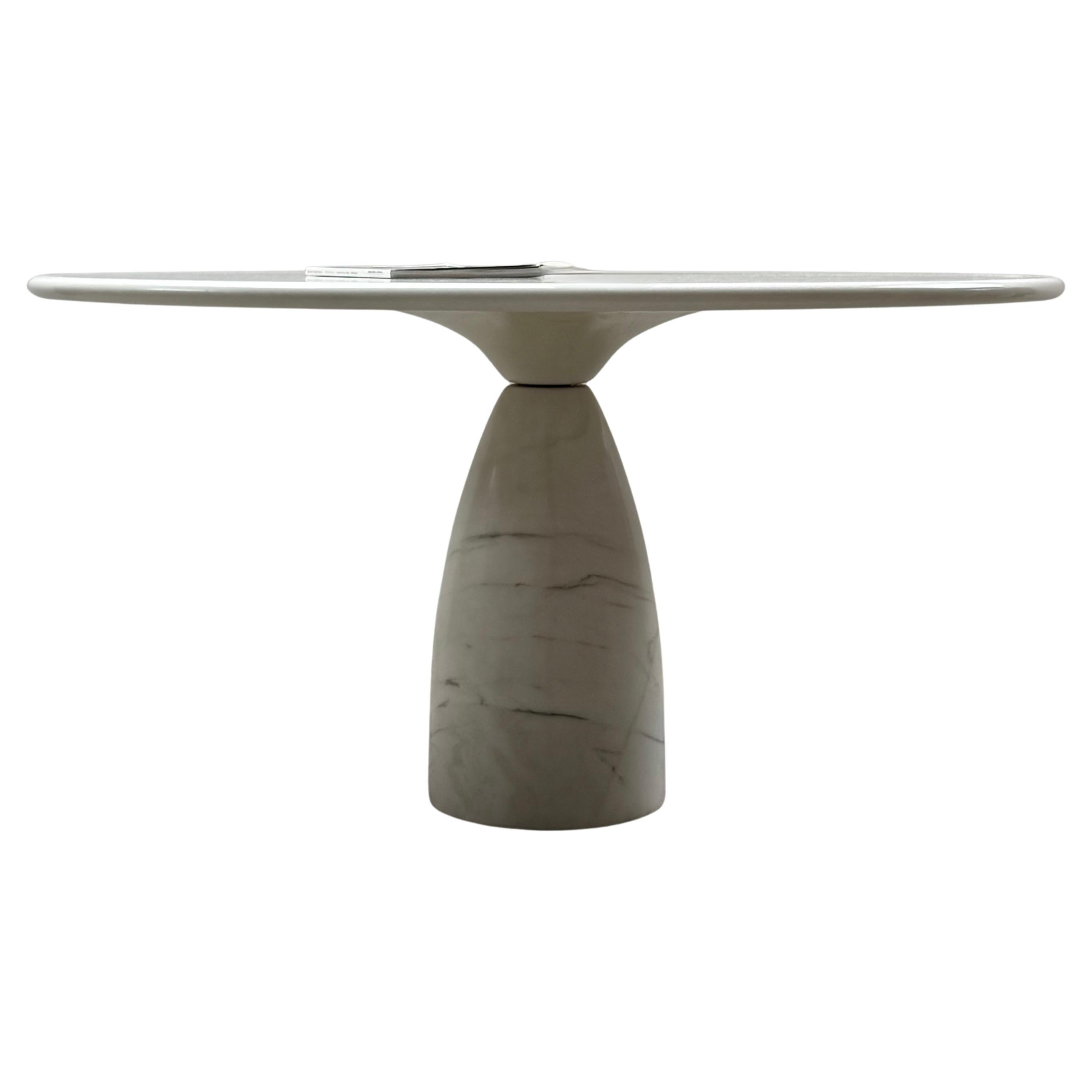 PETER DRAENERT "FINALE 1790" TABLE À DINER EN MARBRE RONDE 140CM, ALLEMAGNE 1970 en vente
