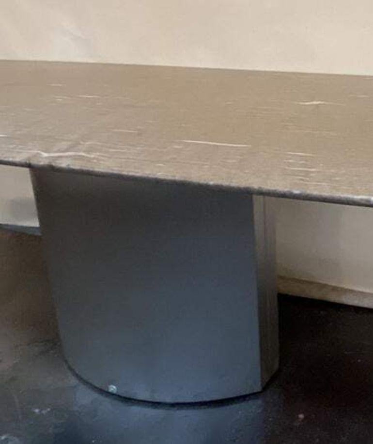 Peter Draenert for Adler Marble Dining Table, 21st Century In Good Condition For Sale In Los Angeles, CA