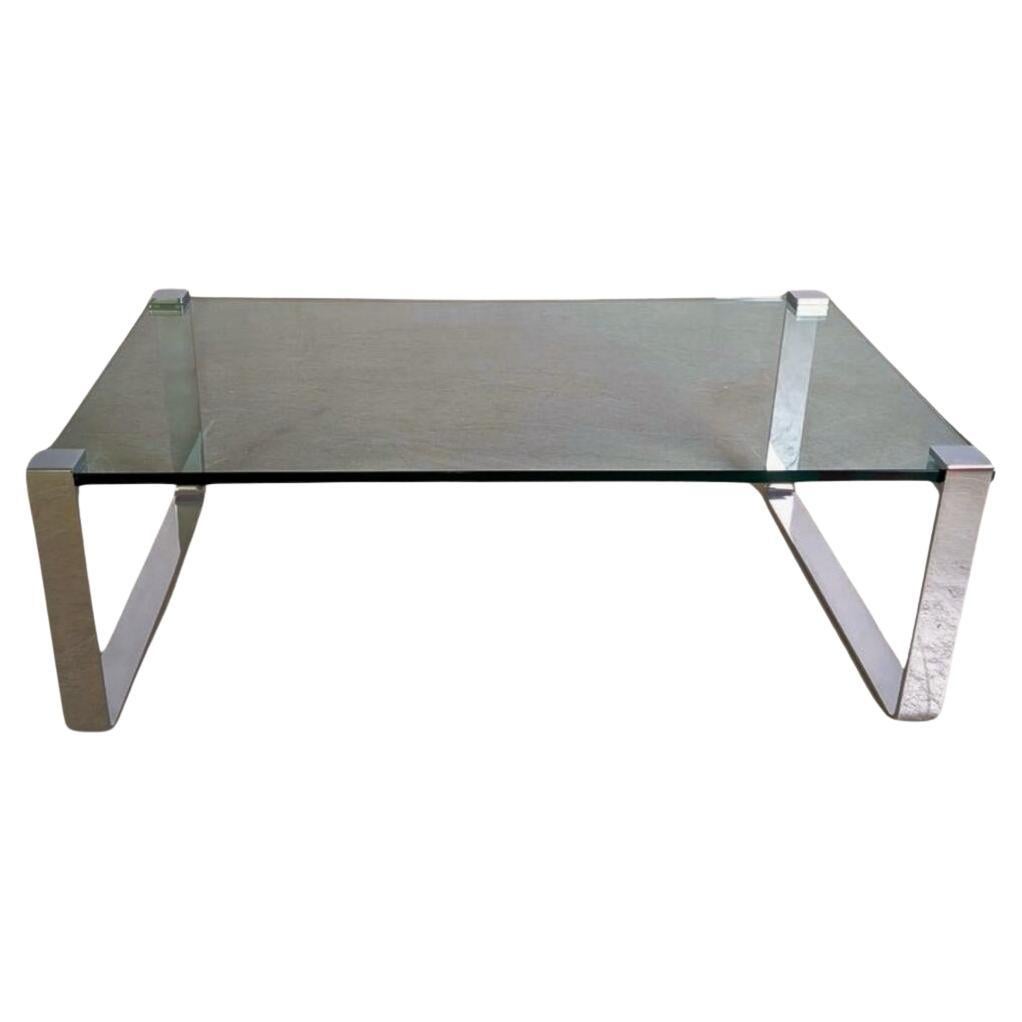 Peter Draenert Klassik 1022 Couchtisch lang 120cm Diseño Glastisch